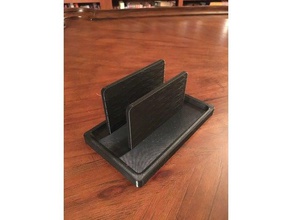 simple wallet valet organization holder 3d print model - Mito3D