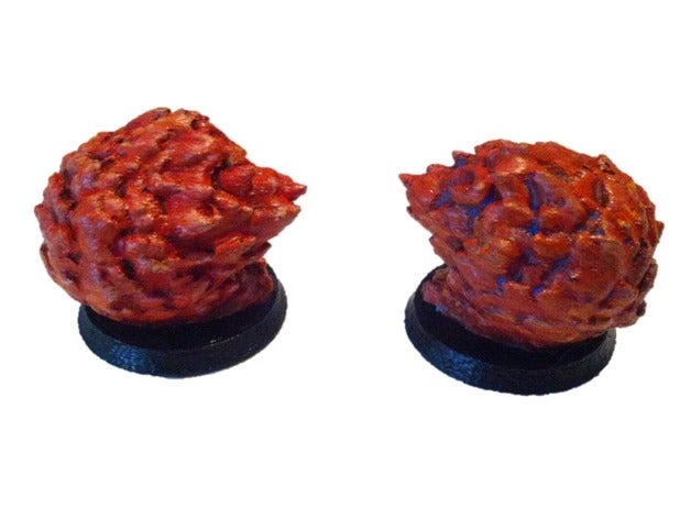 flaming esfera en miniatura juegos no molestar dnd5e dnd token dungeons dragons los de azar 3D print model - Mito3D