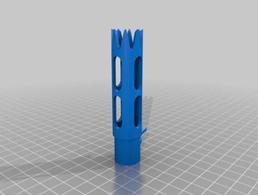 airsoft muzzle 3d printing accesories attachment 3d print model - Mito3D