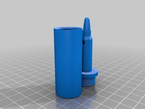 bullet pill container containers 3d print model - Mito3D