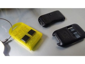 subaru forester keyfob case - 1999 replacement parts entry key keychain remote wireless 3d print model - Mito3D