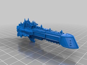 imperial cruisers v3 vehicles cruiser scifi spaceship 3d print model - Mito3D