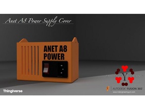 anet a8 power supply cover 3d printing upgrade 3d print model - Mito3D