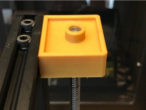 creality cr-10 z shaft housing v2 3d printer parts 3d print model - Mito3D