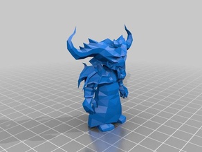 warcraft - gnome brujo t6 criaturas de la fantasía ficción juegos ciencia mundo wow 3d print model - Mito3D