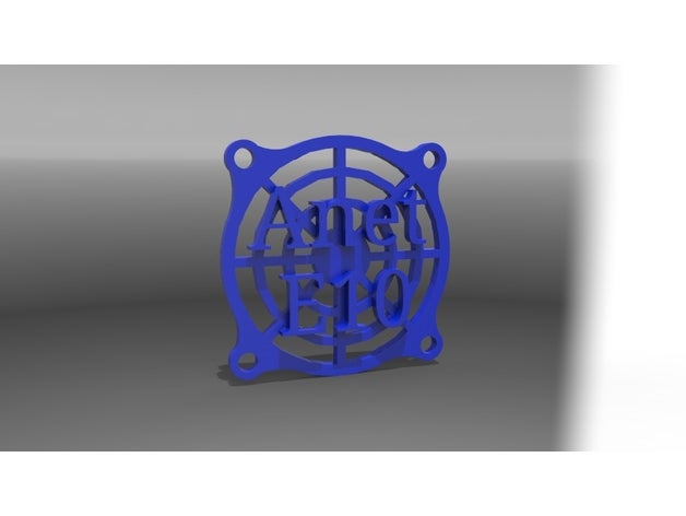Lüfterhaube anet e10 3d-Drucker-Extrudern 40mm Lüfter-Abdeckung 3D print model - Mito3D