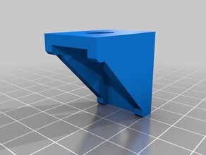 corner angle aluminum mounting bracket 20mm x 28mm 3d printing 3d print model - Mito3D