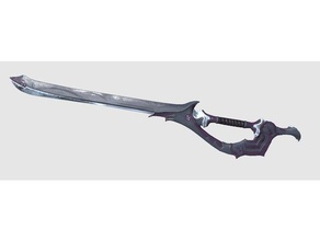 dex dakra props sword warframe 3d print model - Mito3D