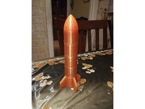 4 Strom-Spender Küche und Esszimmer Alkohol - Spender Geschenk Glas Rakete 3d print model - Mito3D