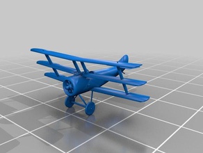 sopwith triplane prima della guerra mondiale aereo triplan - avion premi, ri i veicoli l'aviazione la reperto storico 3d print model - Mito3D