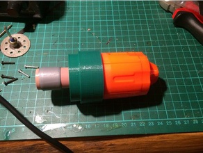 hammershot cilindro adaptador de drenagem blaster brinquedos & games nerf gun 3d print model - Mito3D