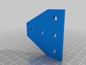 corner angle bracket - 2020t 3d printing 3d print model - Mito3D