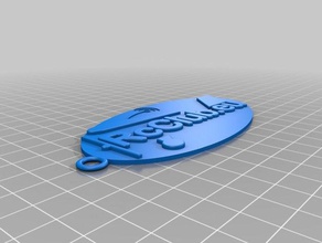 rcclub logo portachiavi segni e loghi 3d print model - Mito3D