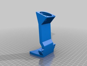 wanhao duplicador 4x vertical trasero ventilador de enfriamiento del conducto Impresora 3d las piezas 3d print model - Mito3D