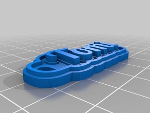 manu-cierre chaveiros personalizado 3d print model - Mito3D