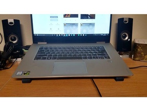 dizüstü masa standı bilgisayar aksesuarları soğutma stand laptop Tel yönetimi 3d print model - Mito3D