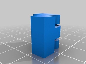 de base la charnière snap lock raccord portes des boîtes jouets, etc bricolage 3d print model - Mito3D