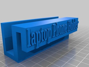 laptop phone holder 3d printing 3d print model - Mito3D