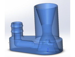 pompa di sentina espulsore ad alta capacità La stampa 3d eductor espulsione venturi la dell'acqua 3d print model - Mito3D