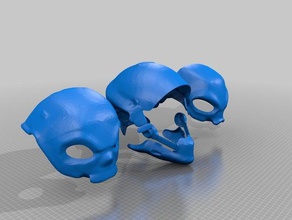 black light retribution helmet 3d printing 3d print model - Mito3D