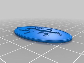 lannister ciondolo monete & distintivi 3d print model - Mito3D