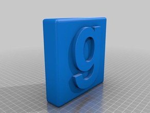 garry ' s mod logo-Modell video-Spiele garrys 3d print model - Mito3D