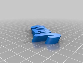 joana Schlüsselanhänger kundengebundene 3d print model - Mito3D