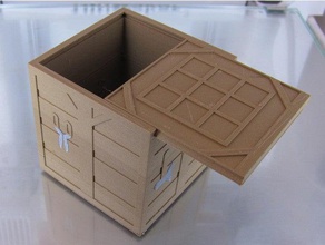 crafting table box sliding lid toy & game accessories fan art minecraft 3d print model - Mito3D