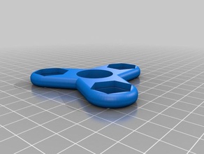 my customized very fidget spinner m12 hex nut mechanical toys 3d print model - Mito3D