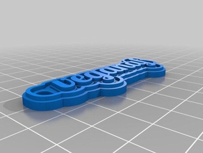 veganaf keychains customized 3d print model - Mito3D