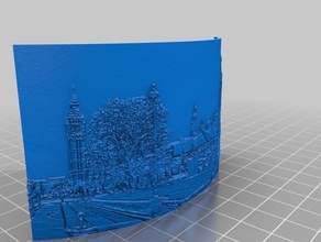 big ben de londres art lithophane 3d print model - Mito3D