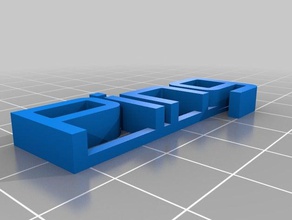 özel 3d adı tabağımı heykeller özelleştirilmiş 3d print model - Mito3D
