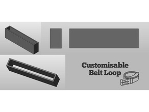 customisable belt loop accessories belt belt loop