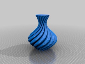 vase 2 selbst designed decor customized 3d print model - Mito3D