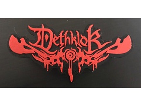 dethklok-logo Schilder & logos 3d-logo dethklok metalocalypse 3d print model - Mito3D