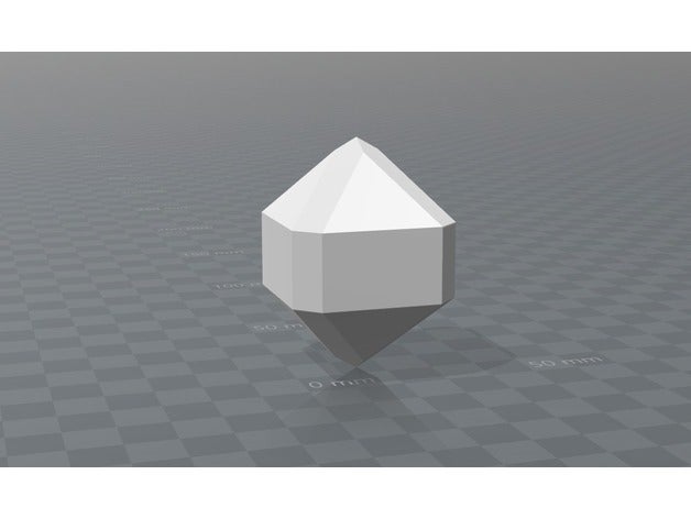 tétragonale de cristal la cassitérite biologie le les cristaux minérale minéraux 3D print model - Mito3D