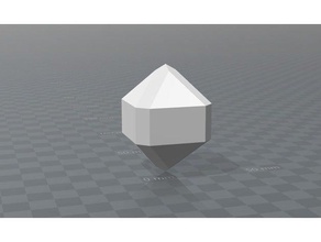 tétragonale de cristal la cassitérite biologie le les cristaux minérale minéraux 3d print model - Mito3D