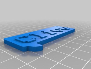clive sikke ve rozetleri özelleştirilmiş 3d print model - Mito3D