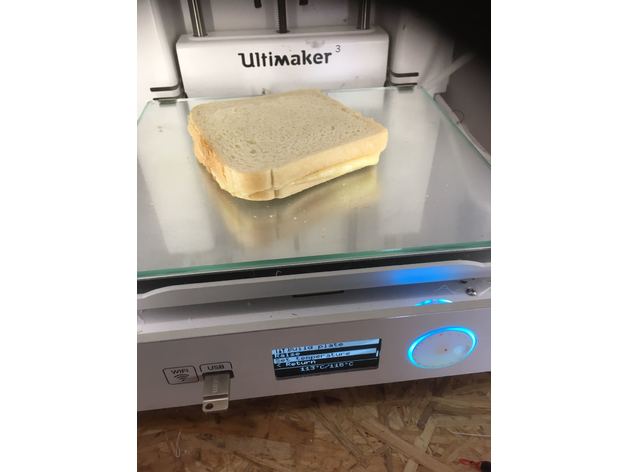 sanduíche de corte vida pão grill com fome lifehack sandwhich torradeira fatia 3D print model - Mito3D