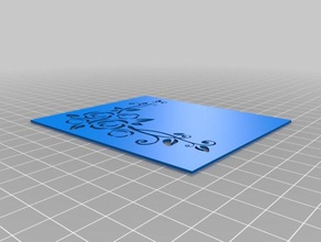 galería de símbolosde la florla chatarrade scrapbooking La impresión en 3d 3d print model - Mito3D