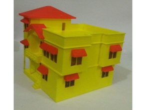 bungalow buildings & structures 3d print model - Mito3D
