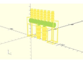 parametrico tubo adattatore splitter remix il fai da te l'adattatore raccordo flessibile openscad scad 3d print model - Mito3D