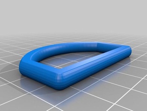15 d-ring sport & fitness all'aperto su misura tessitura di nylon 3d print model - Mito3D