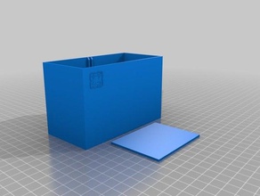 pen box removable separation 12x6x7cm tools holder 3d print model - Mito3D
