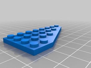 6x1 lego sağ kanat inşaat oyuncaklar özelleştirilmiş 3d print model - Mito3D