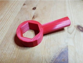 spigot key wrench hand tools 3d print model - Mito3D
