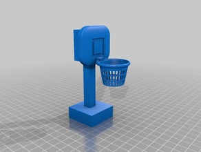 basketball hoop sport & im freien ball Korb remix 3d print model - Mito3D