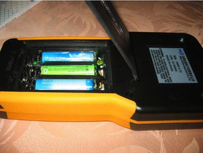 rack pour 3 piles aa oscilloscope jh jds2022a electronics 18650 battery holder bracket 3d print model - Mito3D