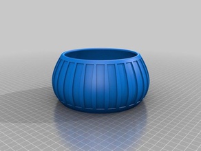 small plant pot outdoor & garden 3d print model - Mito3D