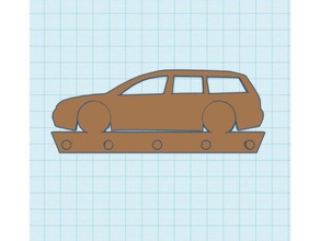 vw passat Schlüssel rack automotive vdub volkswagen 3d print model - Mito3D
